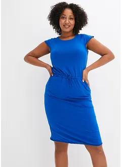 Robe midi en jersey viscose extensible, bonprix
