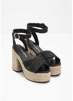 Sandales à talons et plateformes, bonprix