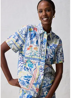 Chemisier en coton et soie, bonprix