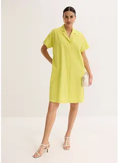 Robe ample en coton avec pli plat devant, bonprix