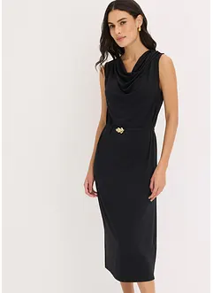 Robe en jersey avec ceinture (ens. 2 pces), bonprix