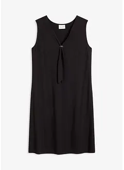 Robe en jersey à col lavallière, bonprix