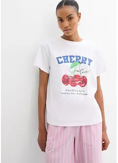 T-shirt 100% coton, imprimé, bonprix