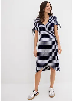 Robe portefeuille en mélange viscose-élasthanne fluide, bonprix