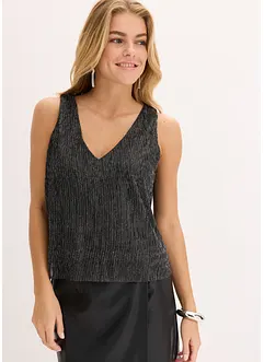 Crop top au décolleté plongeant, bonprix