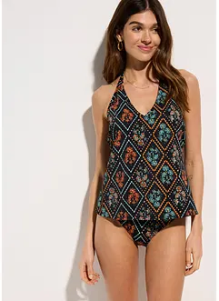 Tankini (ens. 2 pces) à col V, bonprix