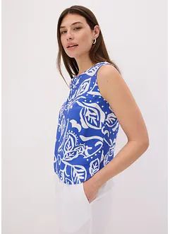 Blouse sans manches imprimée, bonprix