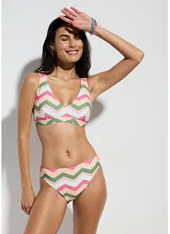 Bikini (ens. 2 pces) avec brassière à col V, bonprix