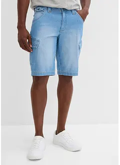 Lot de 2 bermudas loose en denim léger 100% coton, bonprix