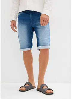 Bermuda en molleton effet jean, loose, bonprix