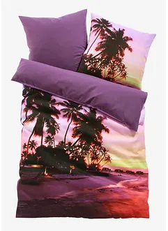 Parure de lit réversible motif plage, bonprix