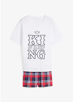 Pyjashort 100% coton à manches courtes, bonprix