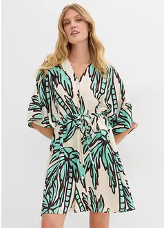 Robe courte en viscose fluide, manches kimono, bonprix