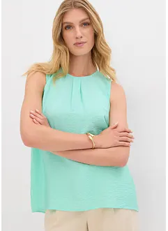 Top fluide sans manches en viscose mélangée, bonprix