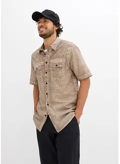 Chemise manches courtes aspect délavé, bonprix
