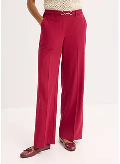 Pantalon large avec ceinture décorative, bonprix
