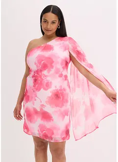 Robe asymétrique en crêpe fin, bonprix