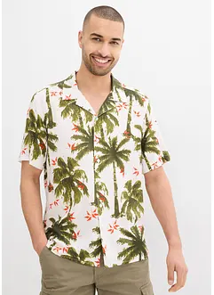 Chemise manches courtes en viscose, loose, bonprix