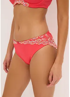 Lot de 2 slips à dentelle fine, bonprix