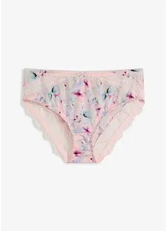 Lot de 2 slips Maxi à imprimé brillant, bonprix