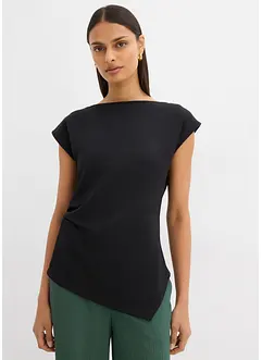 Top à base asymétrique en matière néoprène confortable, bonprix