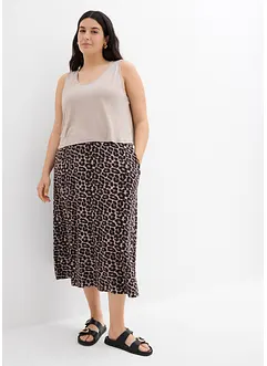 Robe fluide en jersey viscose extensible, bonprix
