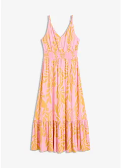 Robe imprimée en viscose à fines bretelles, bonprix