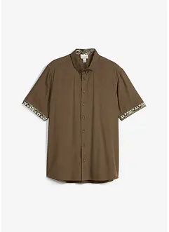Chemise manches courtes en viscose, slim, bonprix