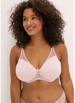 Lot de 2 soutiens-gorge avec armatures et coton doux, bonprix