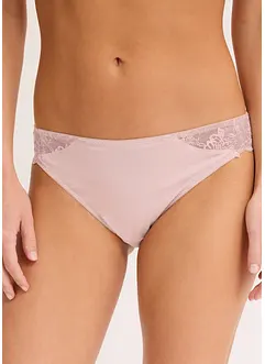 Lot de 4 slips avec dentelle, bonprix