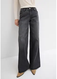 Jean large, taille mi-haute, bonprix