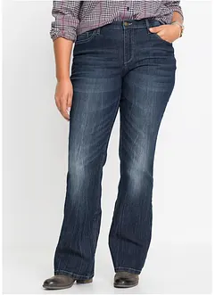 Jean bootcut taille haute, extensible et confortable, bonprix
