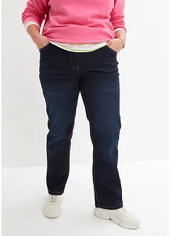 Jean droit taille mi-haute élastiquée, bonprix
