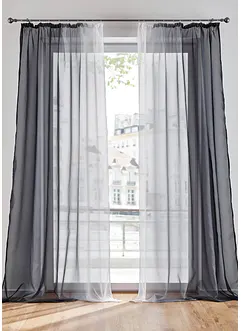 Voilages avec dégradé (2 pces), bonprix