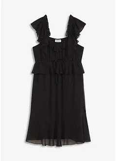 Robe trapèze en crêpe, bonprix