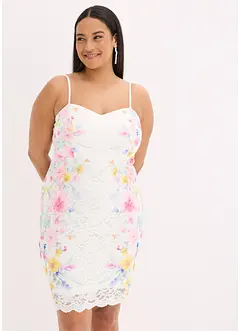 Robe en dentelle à fines bretelles, bonprix