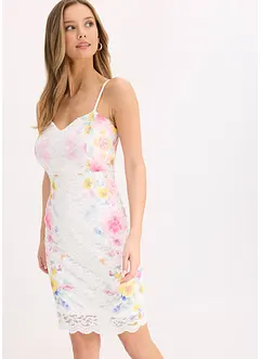 Robe en dentelle à fines bretelles, bonprix
