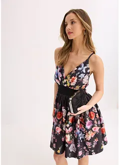 Robe courte à empiècement au crochet, bonprix