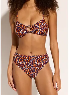 Bas de bikini taille haute, échancré, bonprix