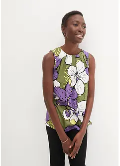 Blouse sans manches en viscose, bonprix