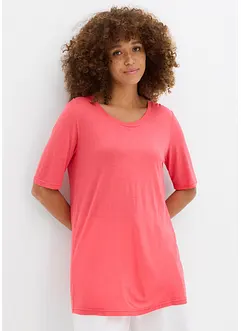 T-shirt long en viscose douce, bonprix