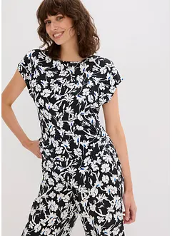 T-shirt avec effet noué, bonprix