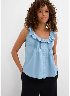 Top en jean de coton, bonprix