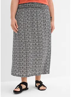 Jupe longue en viscose effet f, bonprix