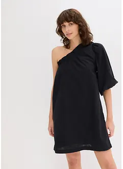 Robe en coton à encolure asymétrique, bonprix