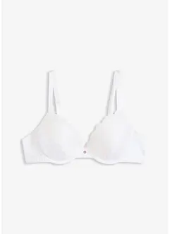 Soutien-gorge à coques satin et dentelle, bonprix