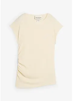 Top à base asymétrique en crêpe léger, bonprix