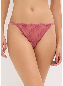 Tanga string à dentelle florale, bonprix