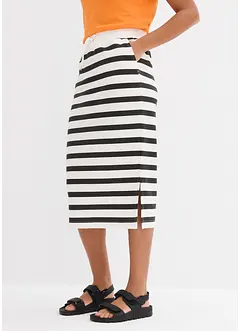 Jupe midi en molleton, bonprix