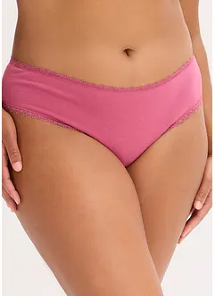 Lot de 5 slips brésiliens coton, bonprix